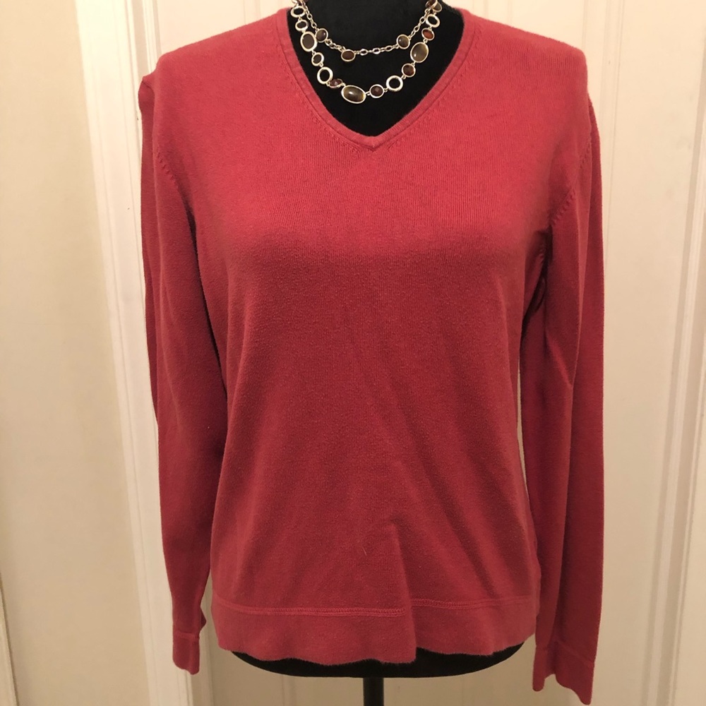 Eddie Bauer vneck tunic sweater